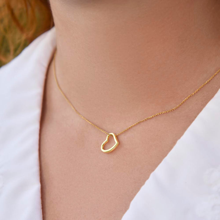 To My Girlfriend | Whenever You feel Inadequate - Delicate Heart Necklace