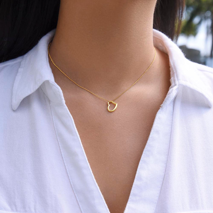 To My Wife | Remember that I'll always - Delicate Heart Necklace