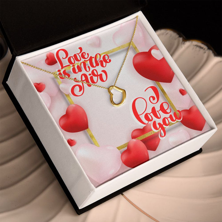 Happy Valentine's Day | You Complete Me - Delicate Heart Necklace