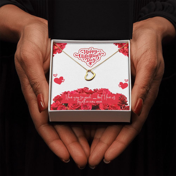 Happy Valentine's Day | Our Forever Love - Delicate Heart Necklace