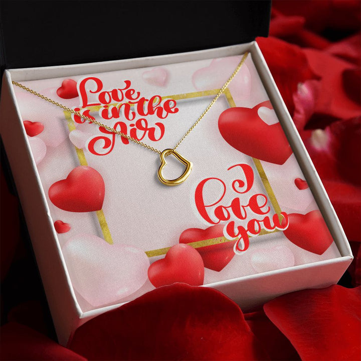 Happy Valentine's Day | You Complete Me - Delicate Heart Necklace