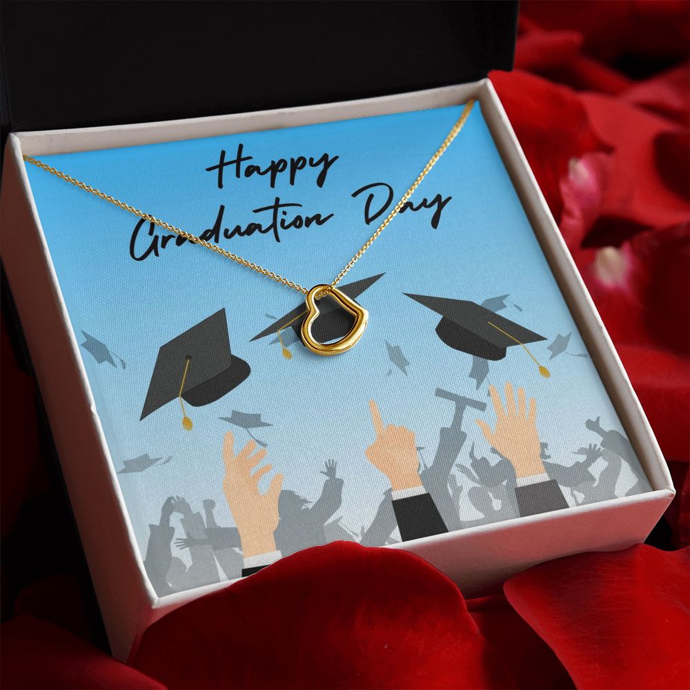 Happy Graduation | A New Chapter Begins - Delicate Heart Necklace