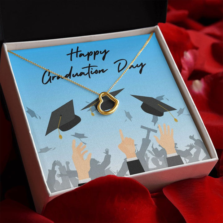 Happy Graduation | A New Chapter Begins - Delicate Heart Necklace