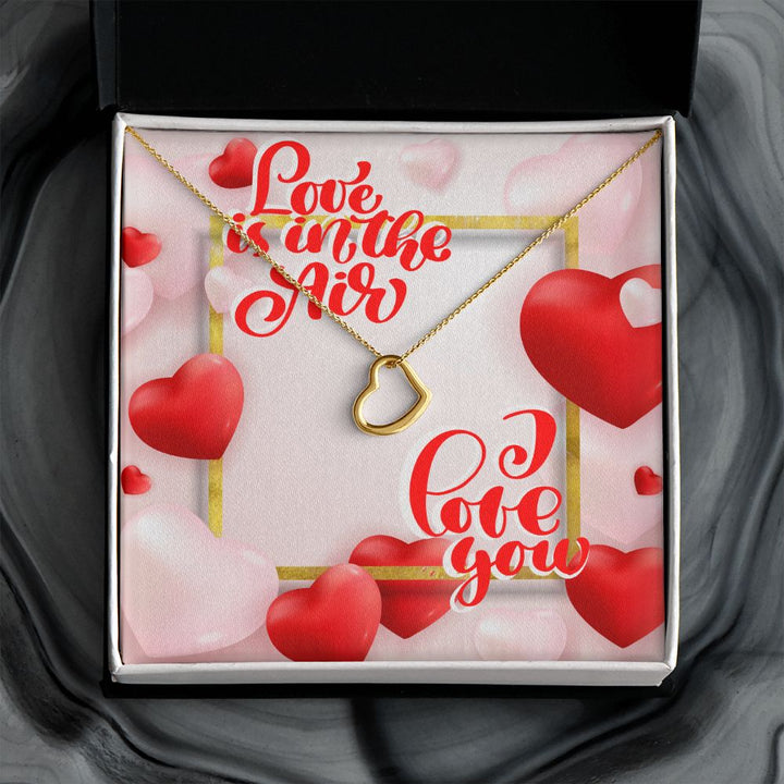 Happy Valentine's Day | You Complete Me - Delicate Heart Necklace