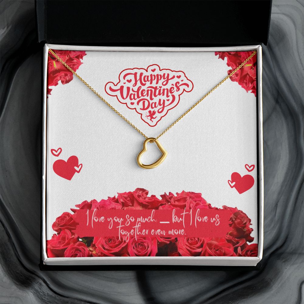 Happy Valentine's Day | Our Forever Love - Delicate Heart Necklace