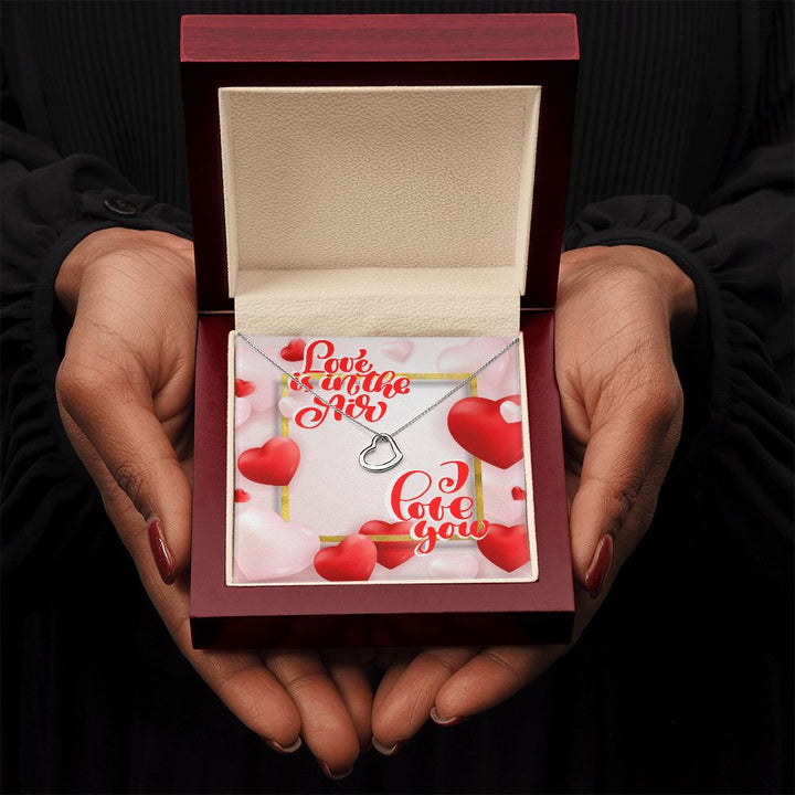 Happy Valentine's Day | You Complete Me - Delicate Heart Necklace