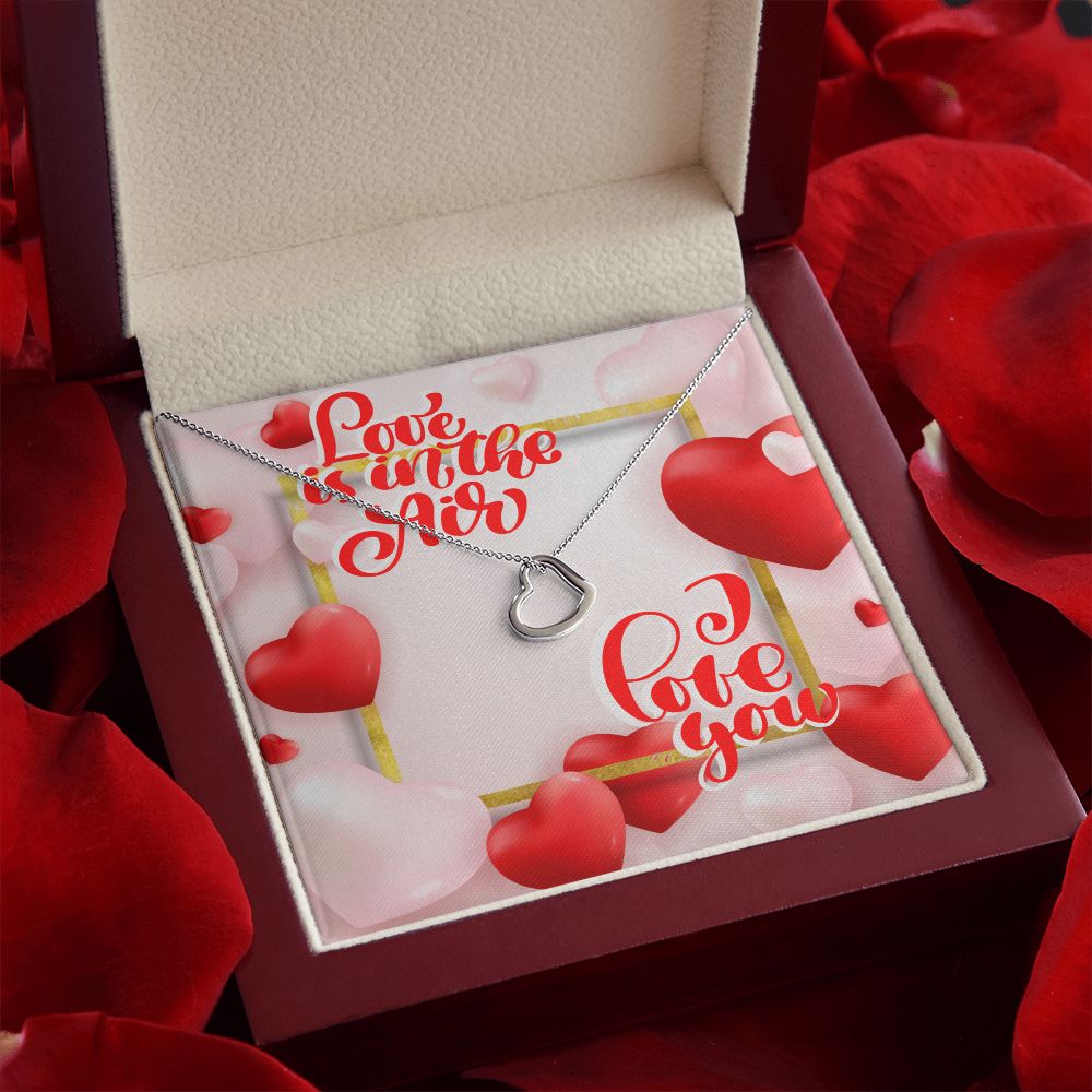 Happy Valentine's Day | You Complete Me - Delicate Heart Necklace