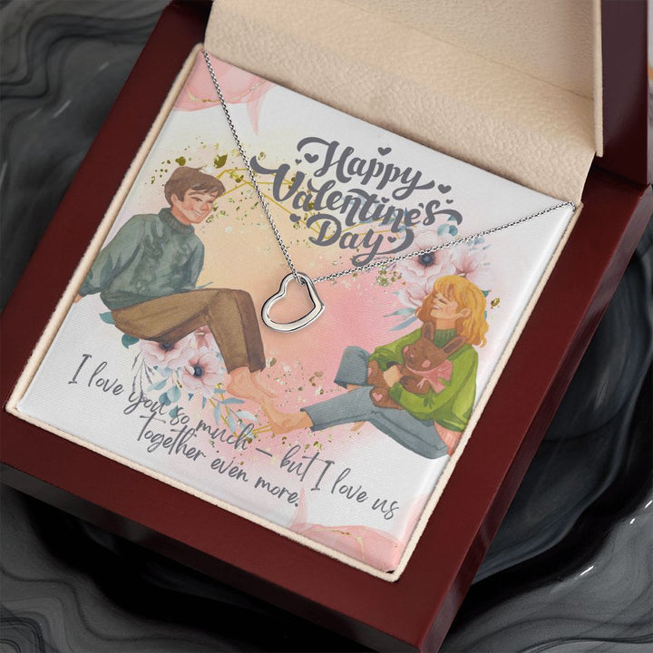 Valentine's Day | I love you so much - Delicate Heart Necklace