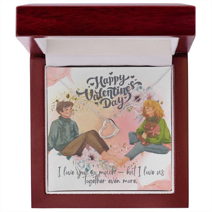 Valentine's Day | I love you so much - Delicate Heart Necklace