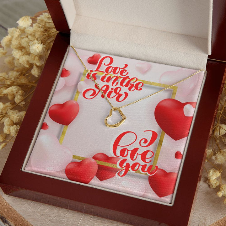 Happy Valentine's Day | You Complete Me - Delicate Heart Necklace