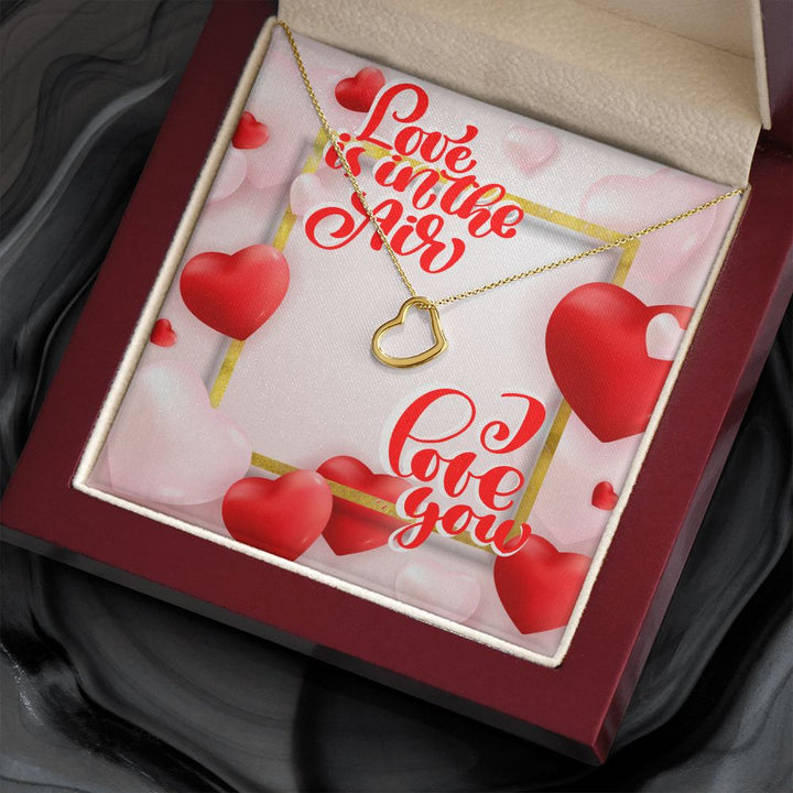 Happy Valentine's Day | You Complete Me - Delicate Heart Necklace