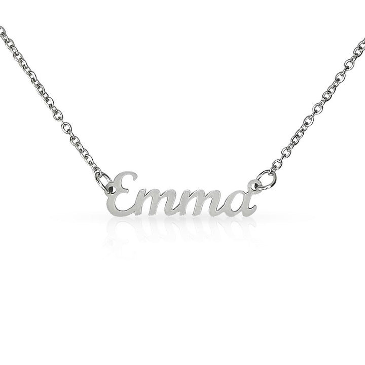 To My Wife | A Cute, Loving and Generous - Personalized Name Necklace