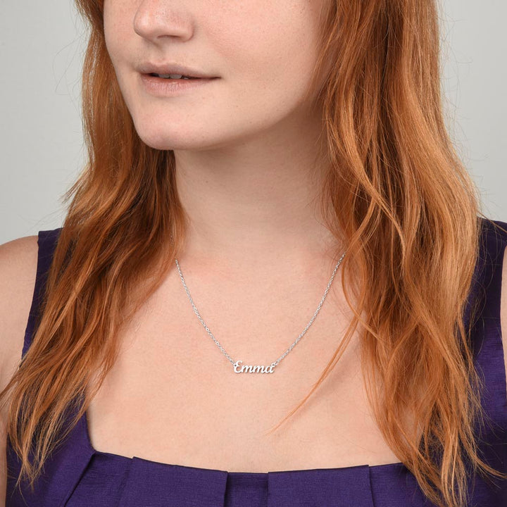 To My Beautiful Soulmate | The woman of my dreams - Personalized Name Necklace