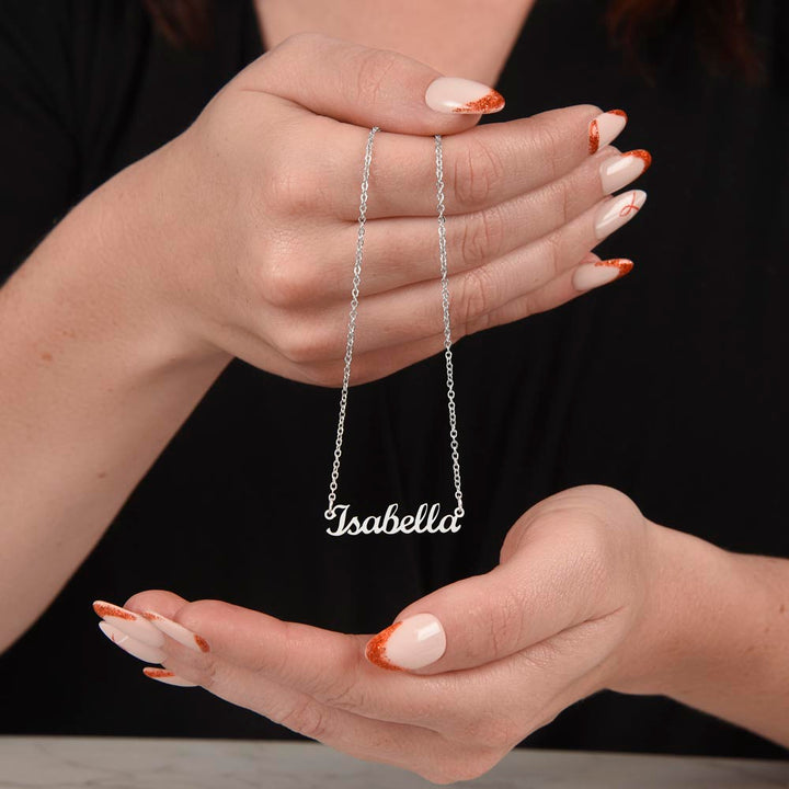 To My Wife | A Cute, Loving and Generous - Personalized Name Necklace