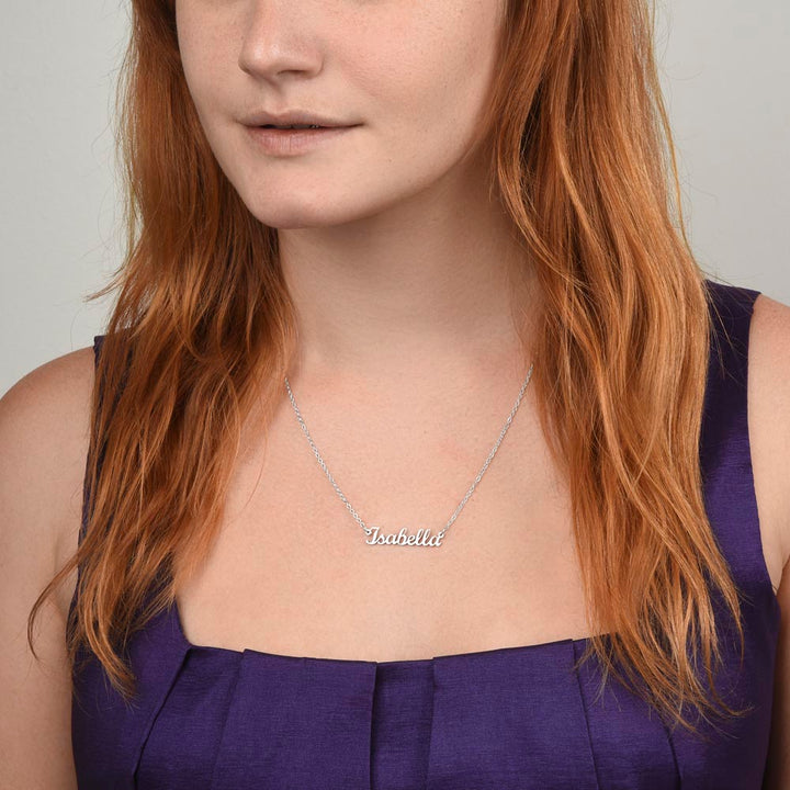 To My Beautiful Girlfriend |  I am your everything - Personalized Name Necklace
