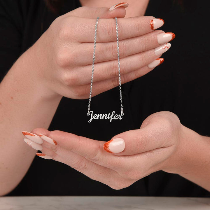 To My Beautiful Daughter | Be Free, Leave your dream - Personalized Name Necklace