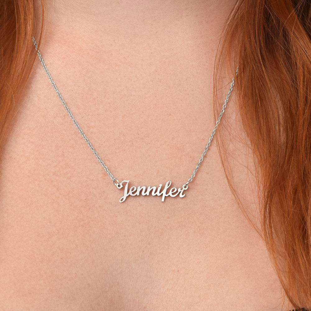 To My Beautiful Daughter | Be Free, Leave your dream - Personalized Name Necklace