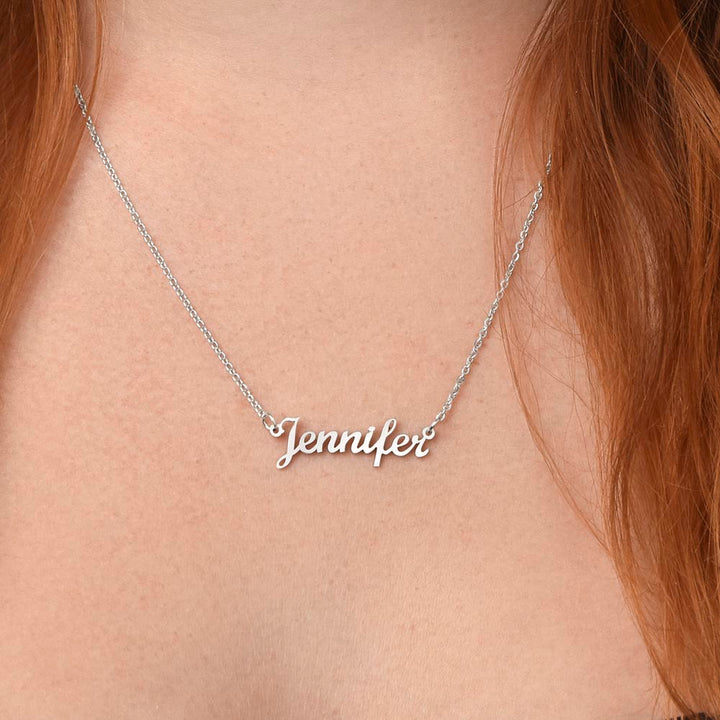 To My Beautiful Daughter | Be Free, Leave your dream - Personalized Name Necklace