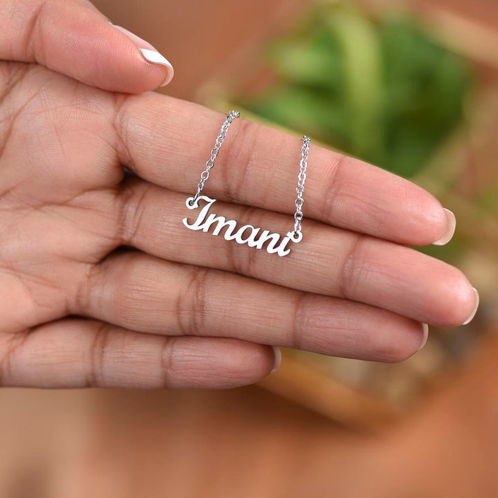 To My Sister | We will always be there for one another - Personalized Name Necklace