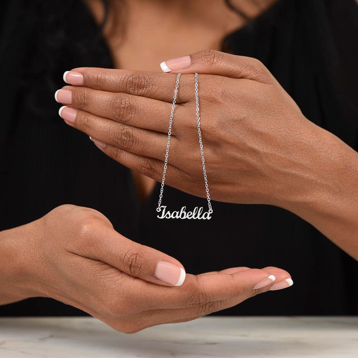 To My Sister | We will always be there for one another - Personalized Name Necklace