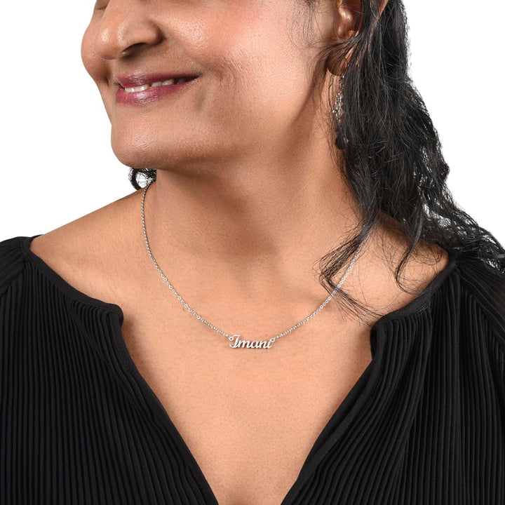 To My Beautiful Girlfriend |  I am your everything - Personalized Name Necklace