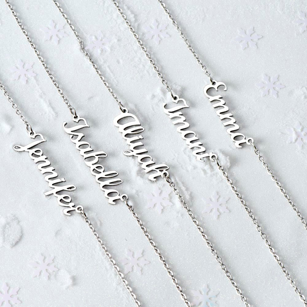 To My Future Wife | I love you and I will love you until I die - Personalized Name Necklace
