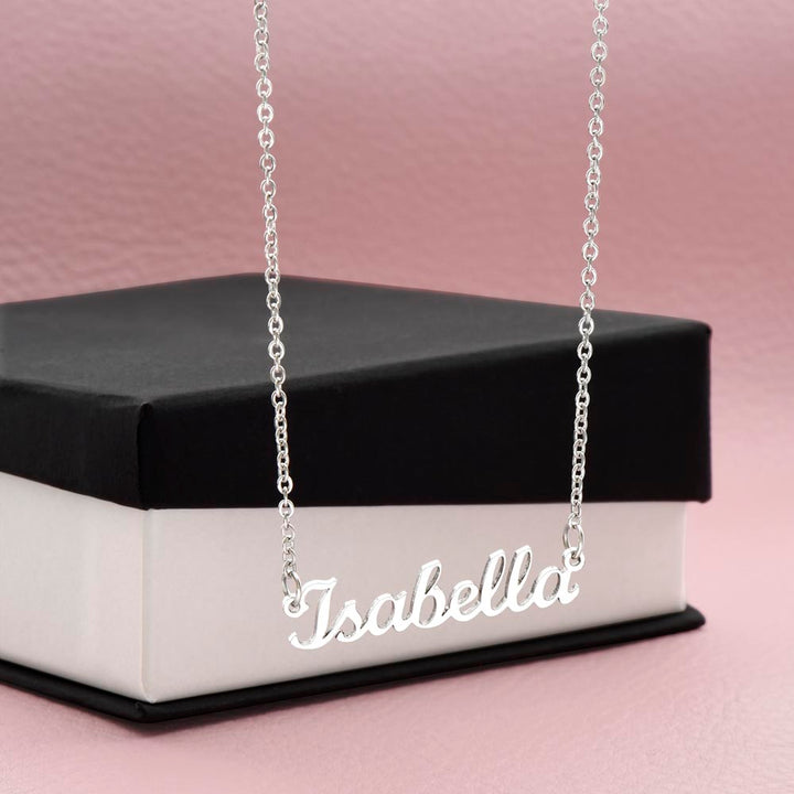 To My Wife | A Cute, Loving and Generous - Personalized Name Necklace