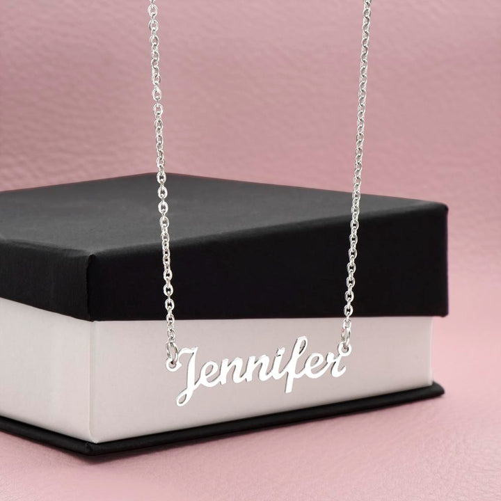 To My Wife | A Cute, Loving and Generous - Personalized Name Necklace