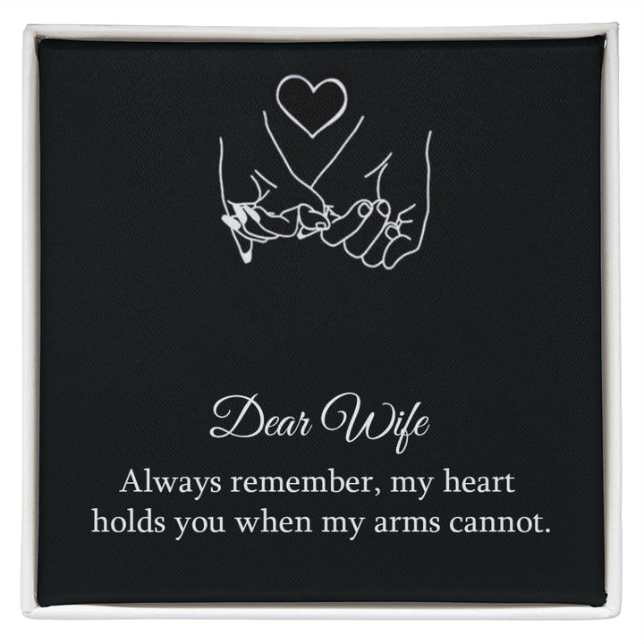 Dear Wife | Always Remember, My Heart - Personalized Name Necklace