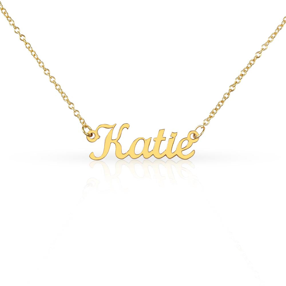 To My Wife | A Cute, Loving and Generous - Personalized Name Necklace