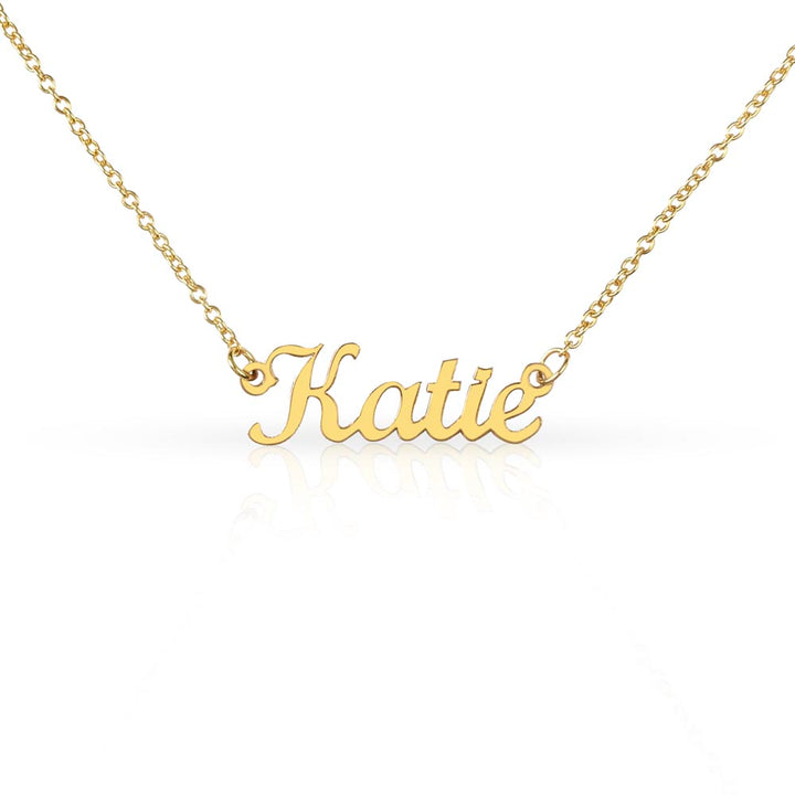 To My Wife | A Cute, Loving and Generous - Personalized Name Necklace