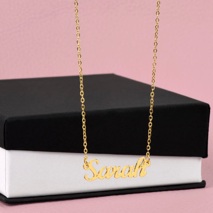 To My Wife | A Cute, Loving and Generous - Personalized Name Necklace