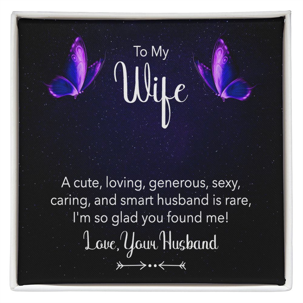 To My Wife | A Cute, Loving and Generous - Personalized Name Necklace
