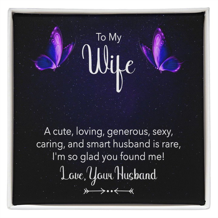 To My Wife | A Cute, Loving and Generous - Personalized Name Necklace