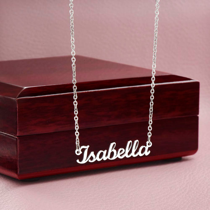 To My Wife | A Cute, Loving and Generous - Personalized Name Necklace