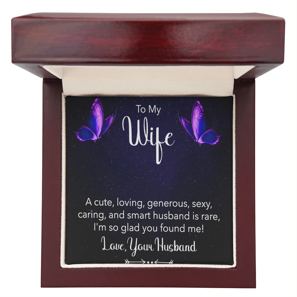 To My Wife | A Cute, Loving and Generous - Personalized Name Necklace