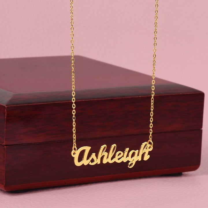 To My Wife | A Cute, Loving and Generous - Personalized Name Necklace