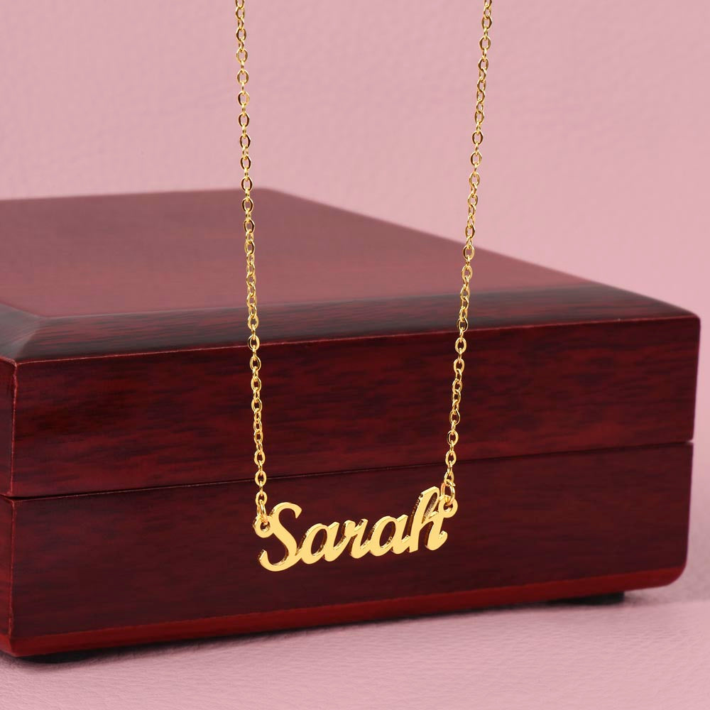 To My Wife | A Cute, Loving and Generous - Personalized Name Necklace