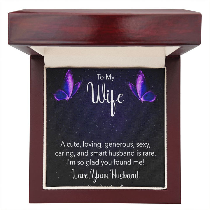To My Wife | A Cute, Loving and Generous - Personalized Name Necklace