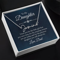 To my Daughter |  I love you - Signature Style Name Necklace