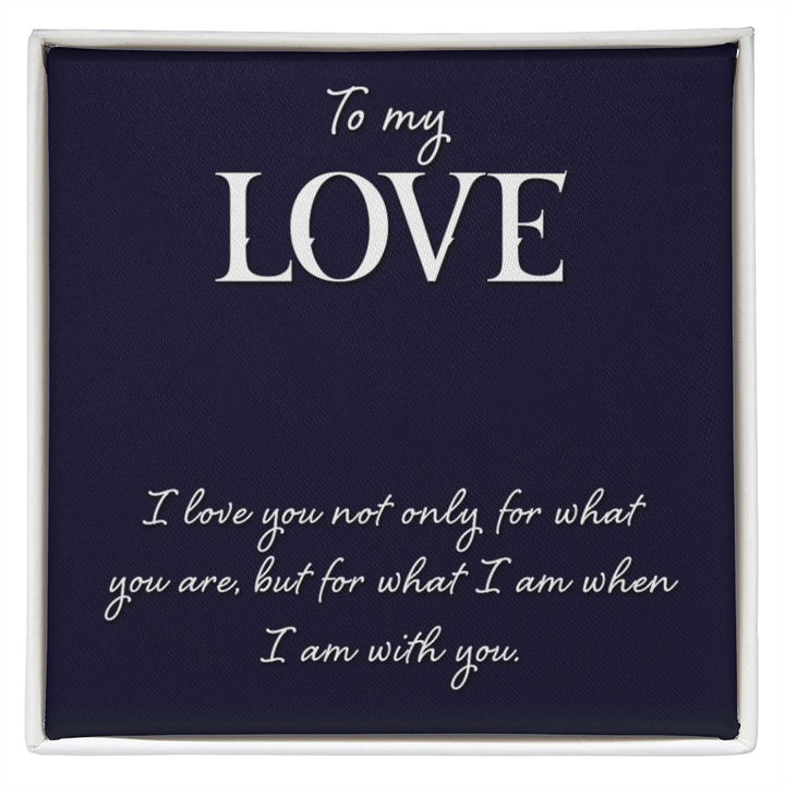 To My Wife | To My Love - Signature Style Name Necklace