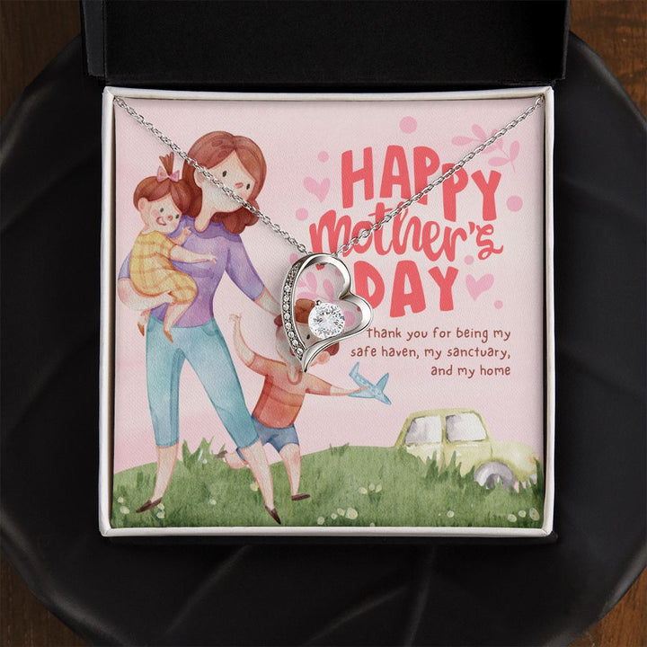 Happy Mother's Day | Thank you for everything Mom - Forever Love Necklace