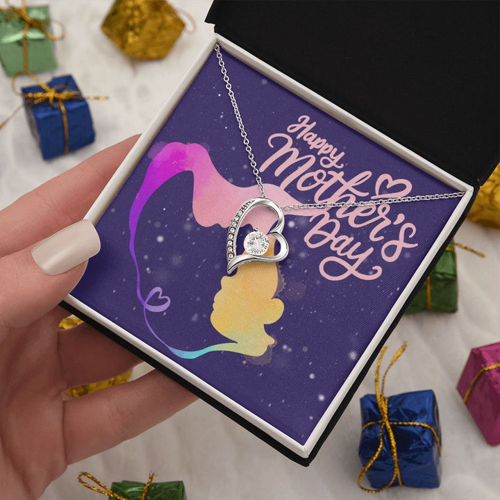 Happy Mother's Day | To the Best Mom in the World - Forever Love Necklace