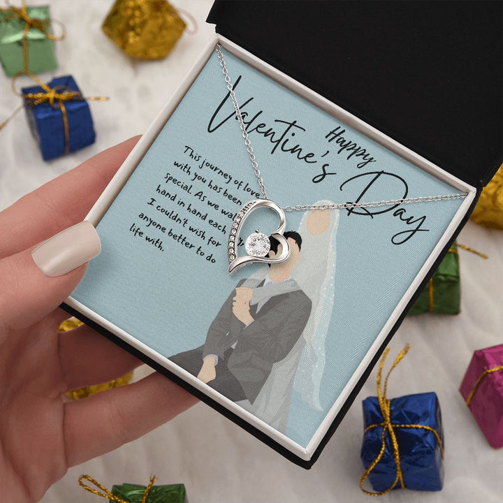 Happy Valentine's Day | A Love to Last a Lifetime - Forever Love Necklace