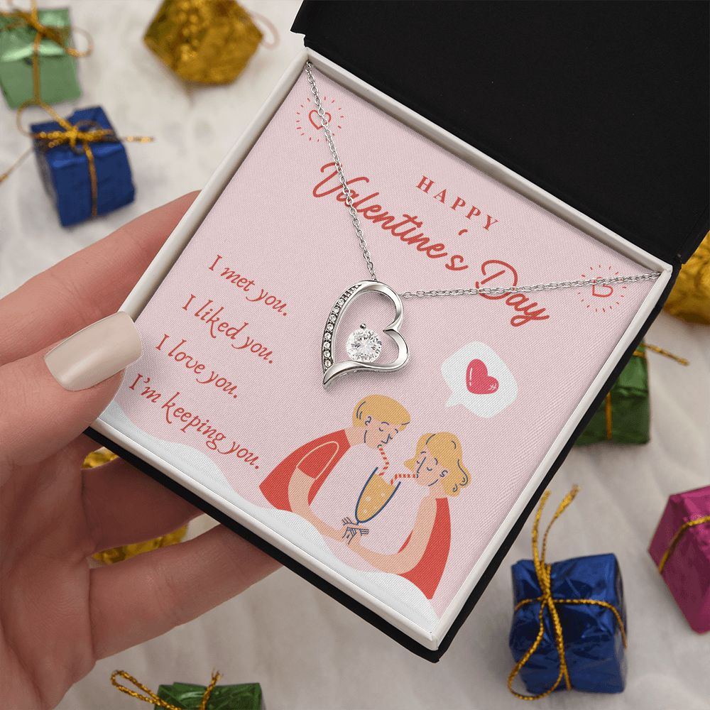 Happy Valentine's Day | Forever Together - Forever Love Necklace