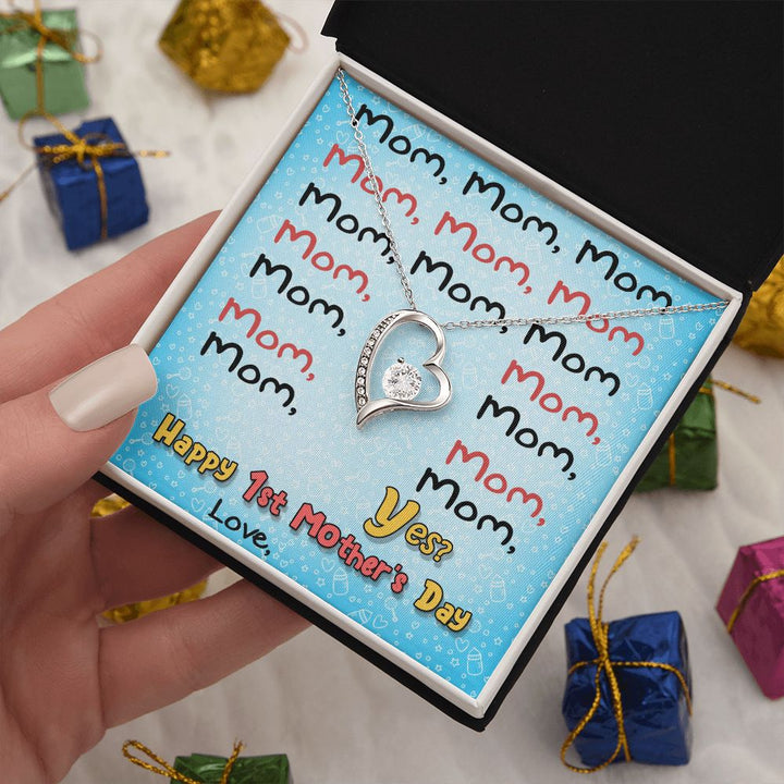 Mother's Day | Happy 1st Mother's Day - Forever Love Necklace