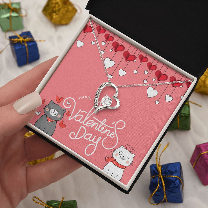 Happy Valentine's Day | Together forever - Forever Love Necklace