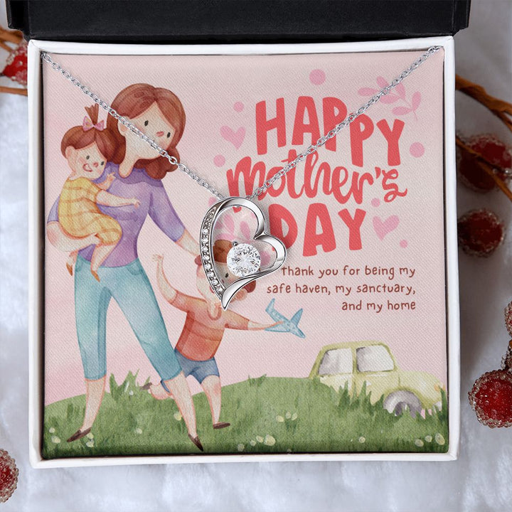 Happy Mother's Day | Thank you for everything Mom - Forever Love Necklace