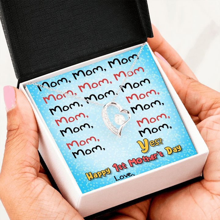 Mother's Day | Happy 1st Mother's Day - Forever Love Necklace