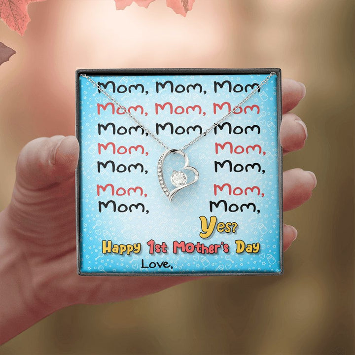 Mother's Day | Happy 1st Mother's Day - Forever Love Necklace